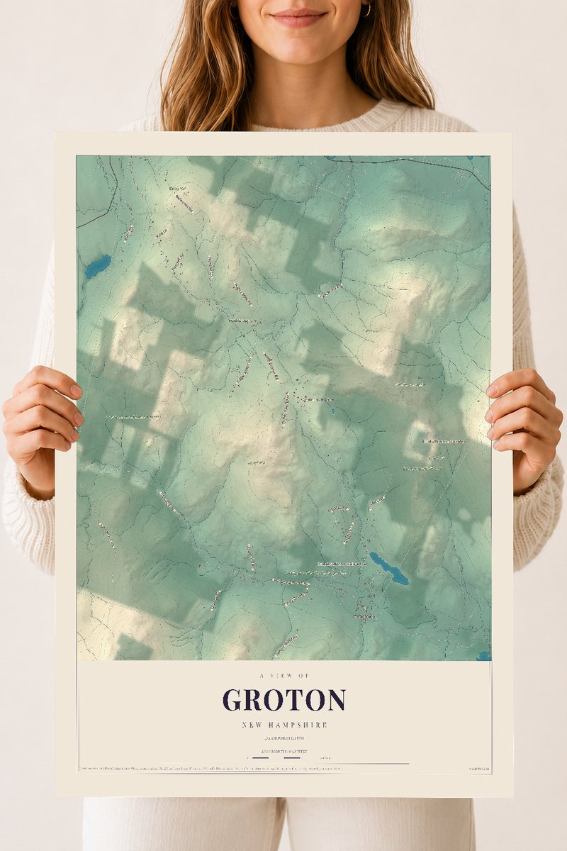 NH Current Atlas 2026 | Groton | 18" x 24" | Archival Matte Print