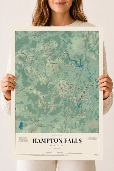 NH Current Atlas 2026 | Hampton Falls | 18" x 24" | Archival Matte Print
