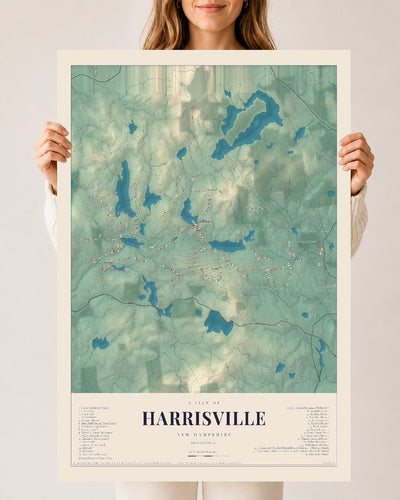 NH Current Atlas 2026 | Harrisville | 24" x 36" | Archival Matte Print