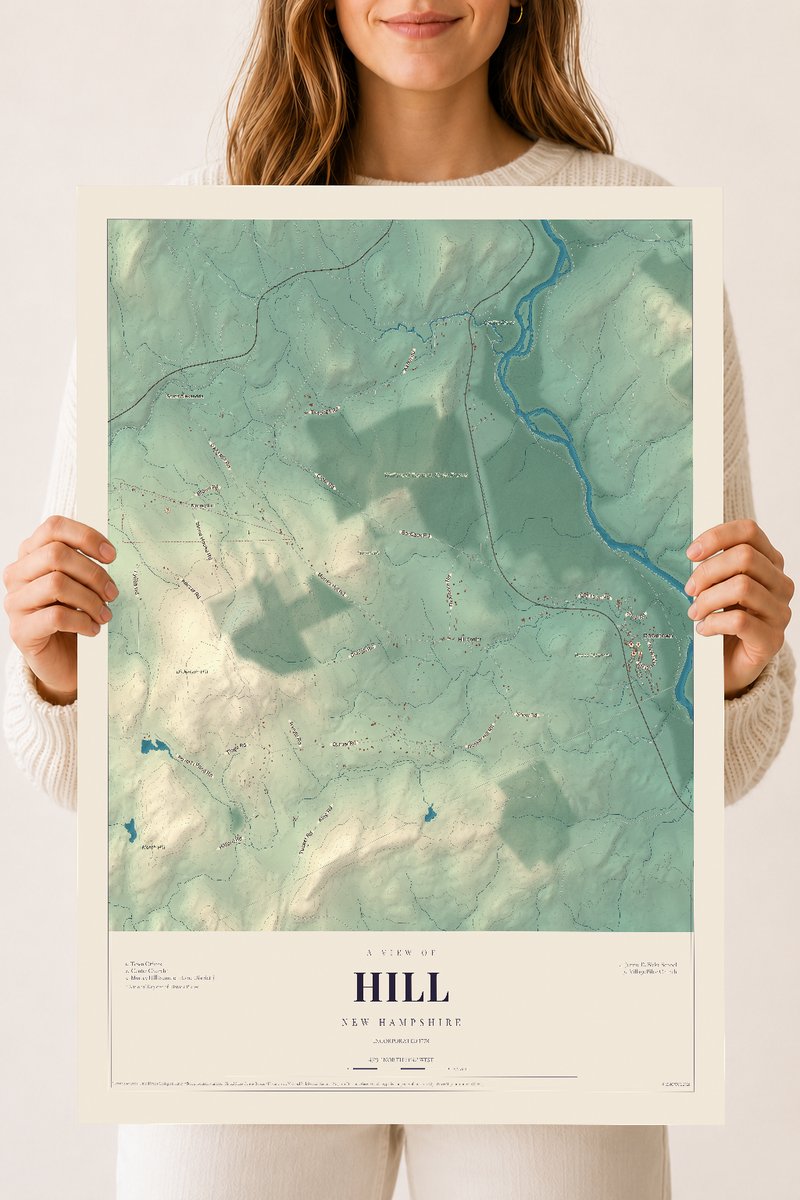 NH Current Atlas 2026 | Hill | 18" x 24" | Archival Matte Print