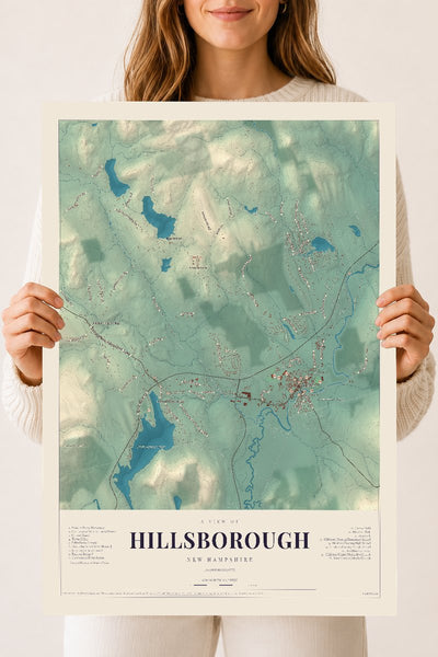 NH Current Atlas 2026 | Hillsborough | 18" x 24" | Archival Matte Print