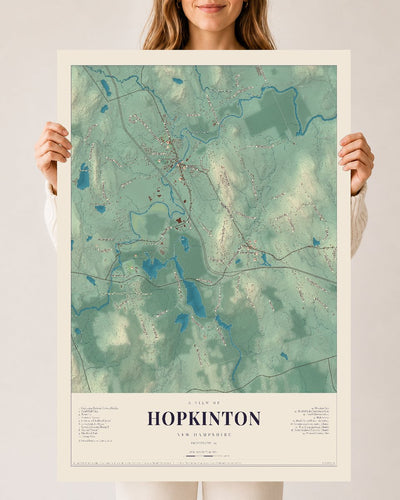 NH Current Atlas 2026 | Hopkinton | 24" x 36" | Archival Matte Print