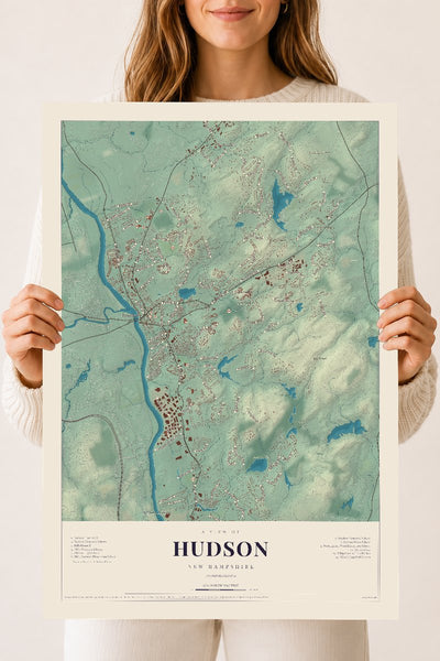 NH Current Atlas 2026 | Hudson | 18" x 24" | Archival Matte Print