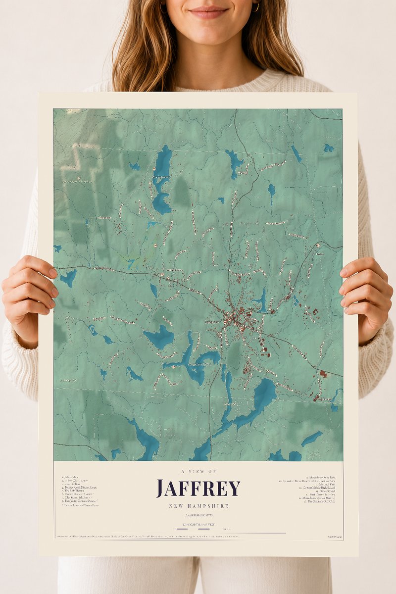 NH Current Atlas 2026 | Jaffrey | 18" x 24" | Archival Matte Print