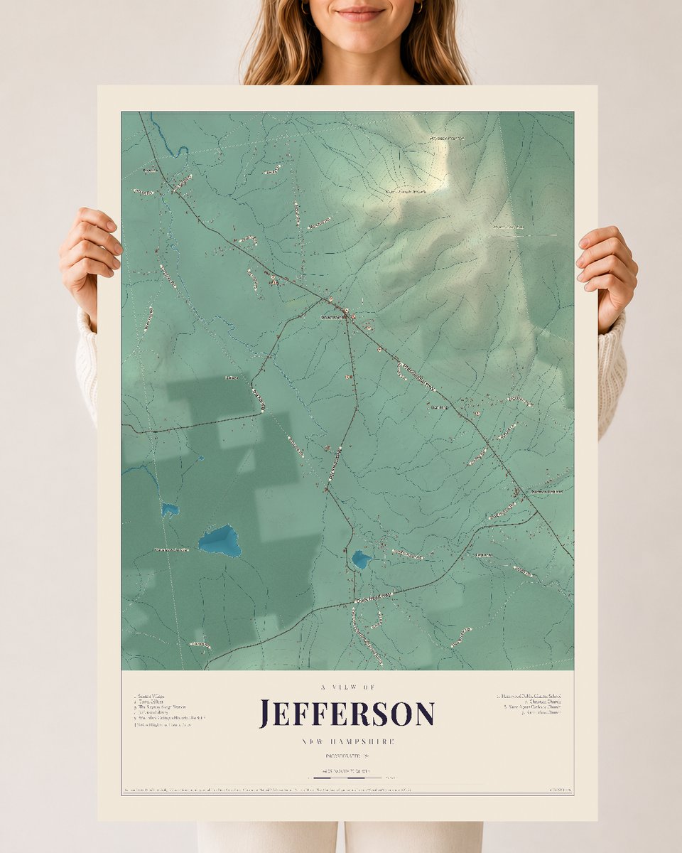NH Current Atlas 2026 | Jefferson | 24" x 36" | Archival Matte Print