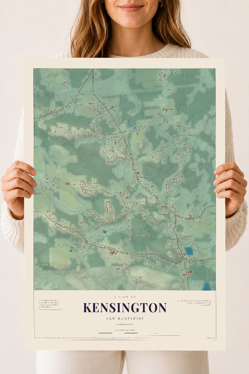 NH Current Atlas 2026 | Kensington | 18" x 24" | Archival Matte Print