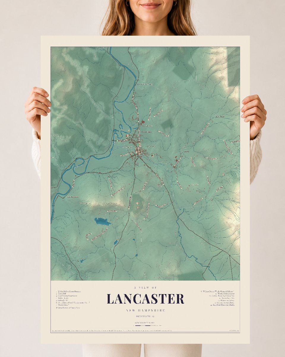NH Current Atlas 2026 | Lancaster | 24" x 36" | Archival Matte Print