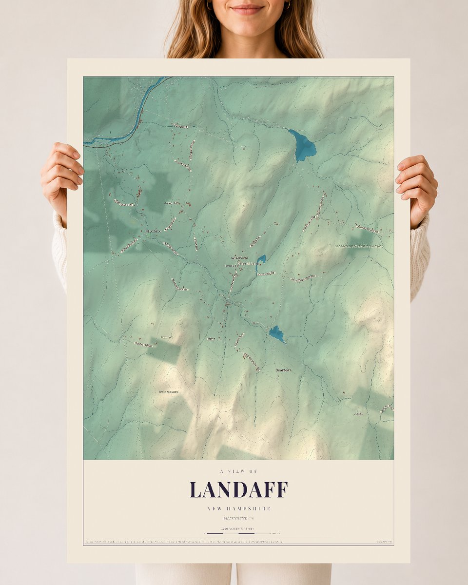 NH Current Atlas 2026 | Landaff | 24" x 36" | Archival Matte Print