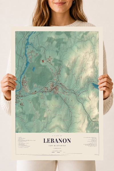 NH Current Atlas 2026 | Lebanon | 18" x 24" | Archival Matte Print