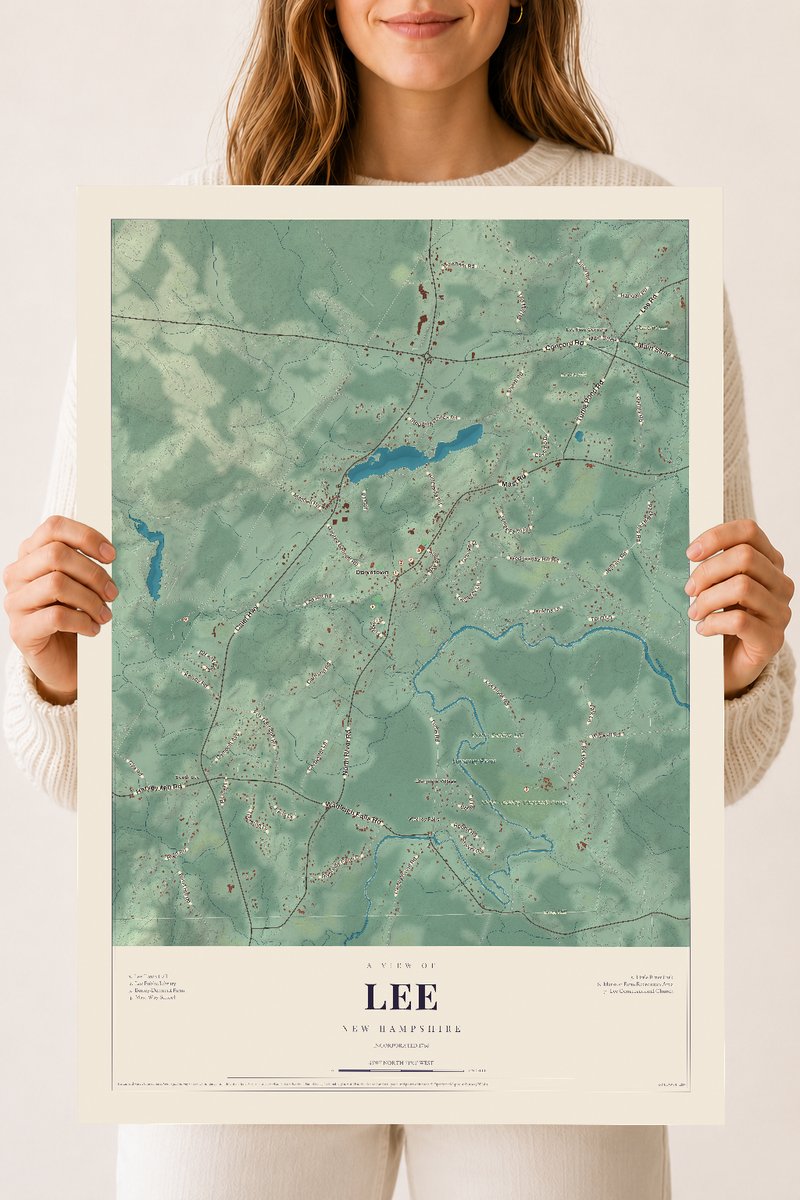 NH Current Atlas 2026 | Lee | 18" x 24" | Archival Matte Print