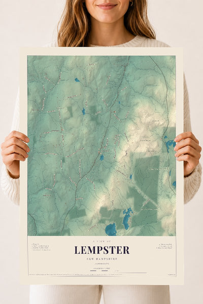 NH Current Atlas 2026 | Lempster | 18" x 24" | Archival Matte Print