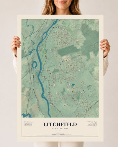 NH Current Atlas 2026 | Litchfield | 24" x 36" | Archival Matte Print