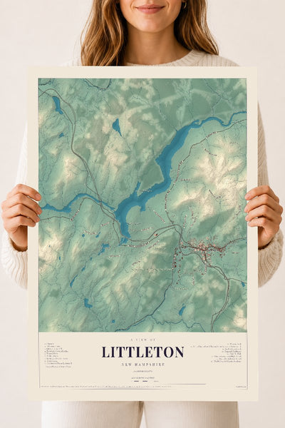 NH Current Atlas 2026 | Littleton | 18" x 24" | Archival Matte Print
