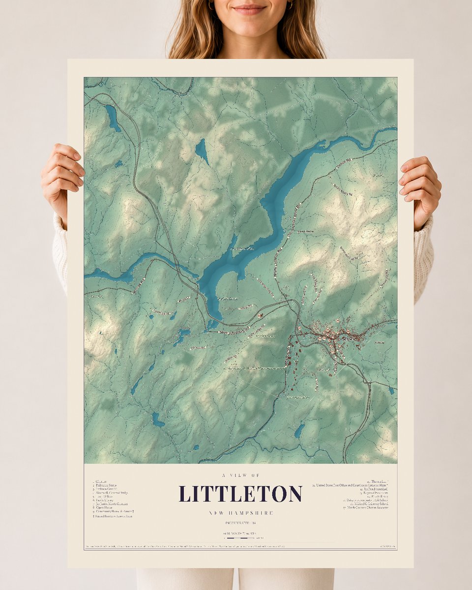NH Current Atlas 2026 | Littleton | 24" x 36" | Archival Matte Print