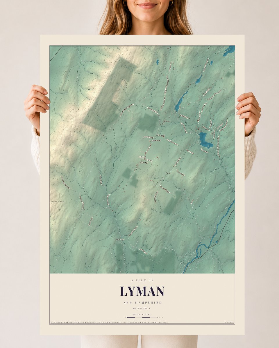 NH Current Atlas 2026 | Lyman | 24" x 36" | Archival Matte Print