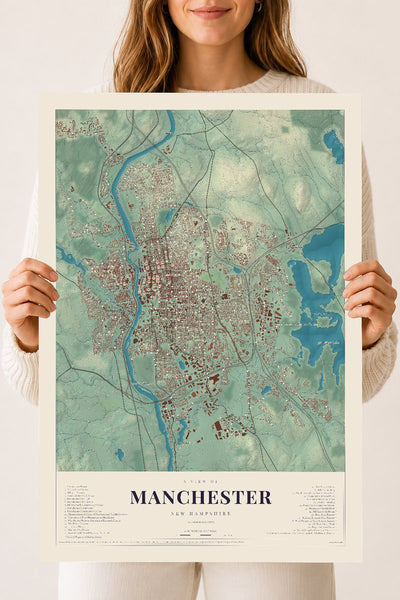 NH Current Atlas 2026 | Manchester | 18" x 24" | Archival Matte Print