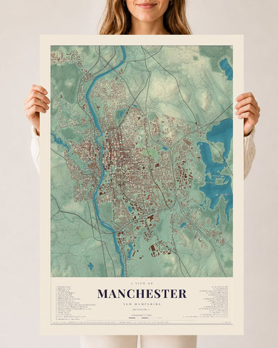 NH Current Atlas 2026 | Manchester | 24" x 36" | Archival Matte Print
