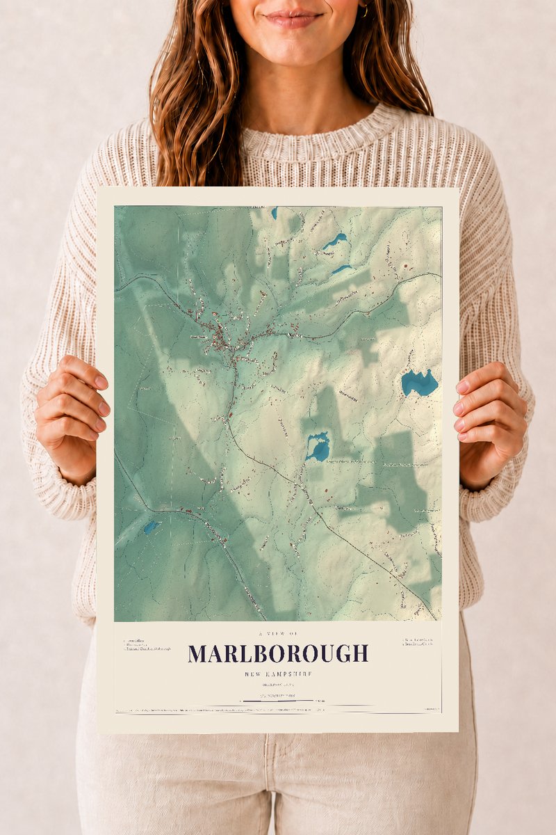 NH Current Atlas 2026 | Marlborough | 12" x 18" | Archival Matte Print