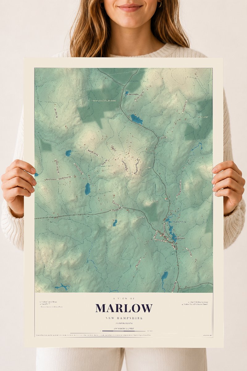 NH Current Atlas 2026 | Marlow | 18" x 24" | Archival Matte Print