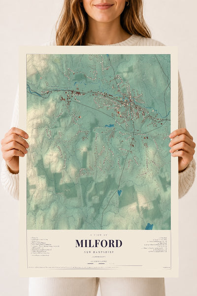 NH Current Atlas 2026 | Milford | 18" x 24" | Archival Matte Print