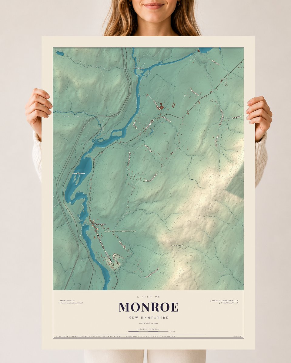 NH Current Atlas 2026 | Monroe | 24" x 36" | Archival Matte Print