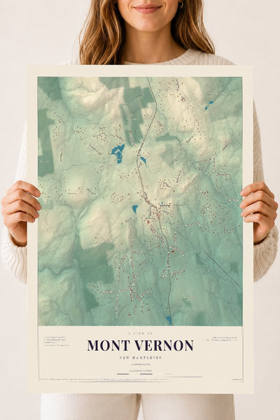 NH Current Atlas 2026 | Mont Vernon | 18" x 24" | Archival Matte Print