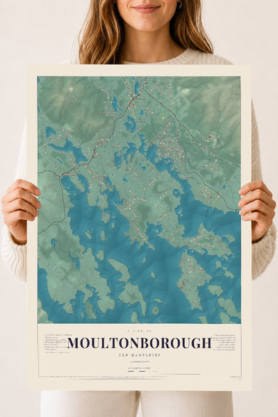 NH Current Atlas 2026 | Moultonborough | 18" x 24" | Archival Matte Print