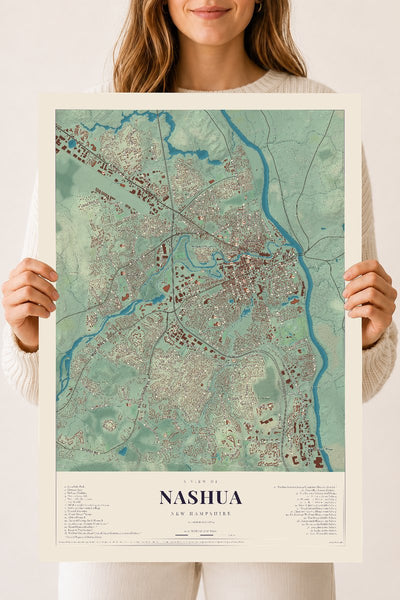 NH Current Atlas 2026 | Nashua | 18" x 24" | Archival Matte Print