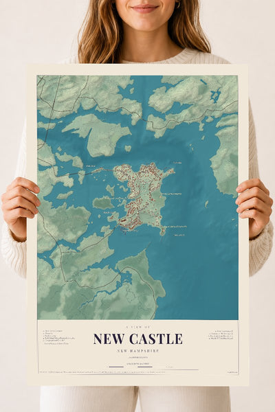 NH Current Atlas 2026 | New Castle | 18" x 24" | Archival Matte Print