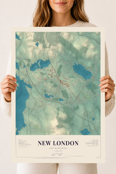 NH Current Atlas 2026 | New London | 18" x 24" | Archival Matte Print