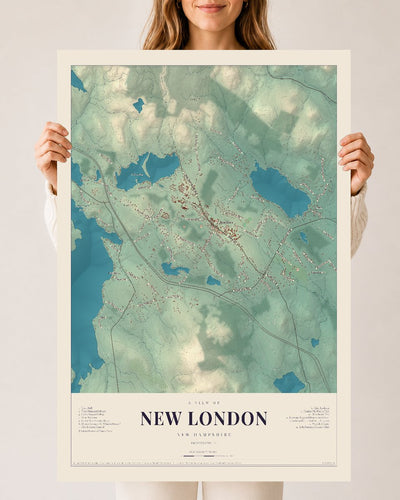 NH Current Atlas 2026 | New London | 24" x 36" | Archival Matte Print