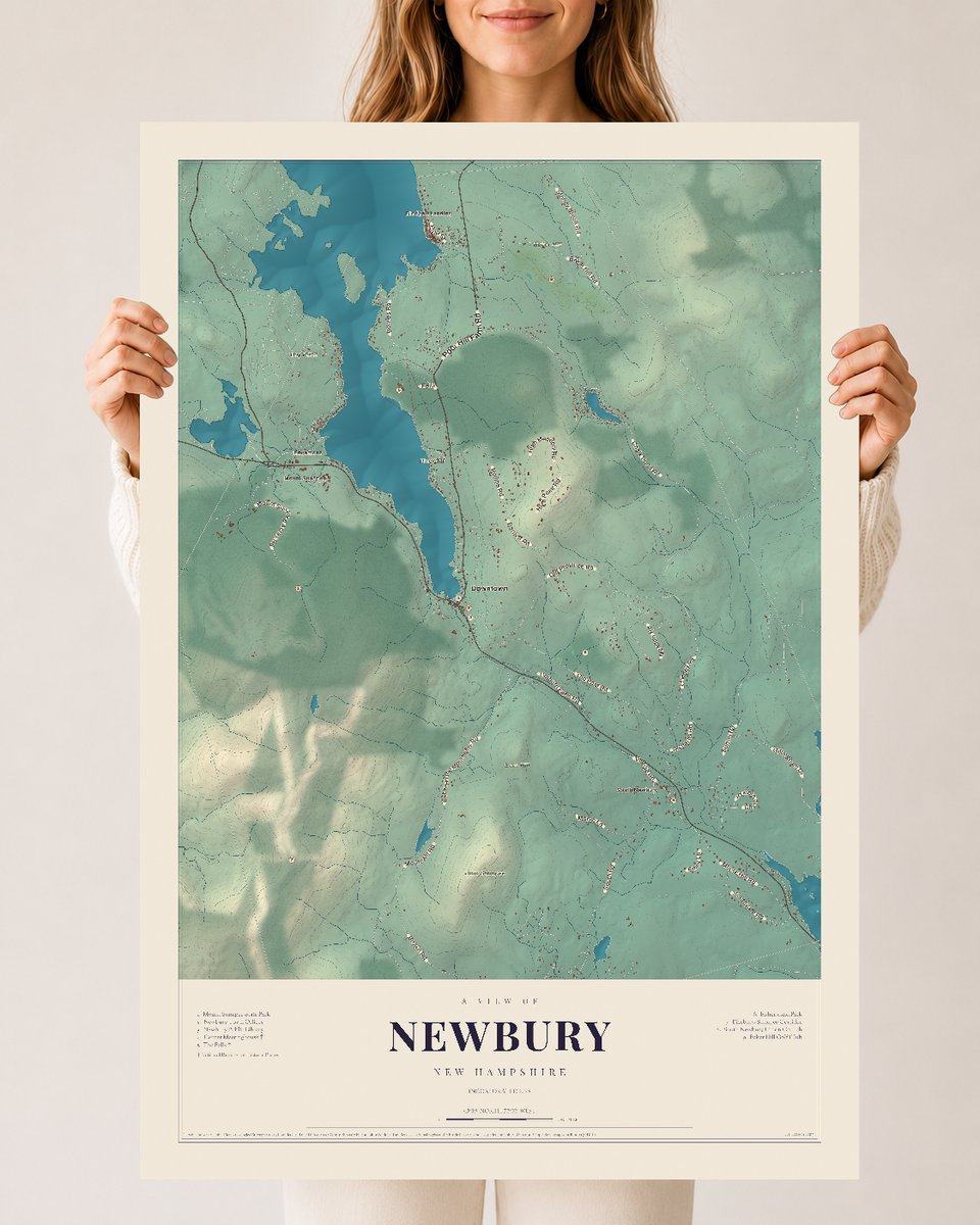 NH Current Atlas 2026 | Newbury | 24" x 36" | Archival Matte Print