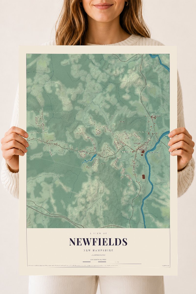 NH Current Atlas 2026 | Newfields | 18" x 24" | Archival Matte Print