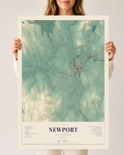NH Current Atlas 2026 | Newport | 24" x 36" | Archival Matte Print