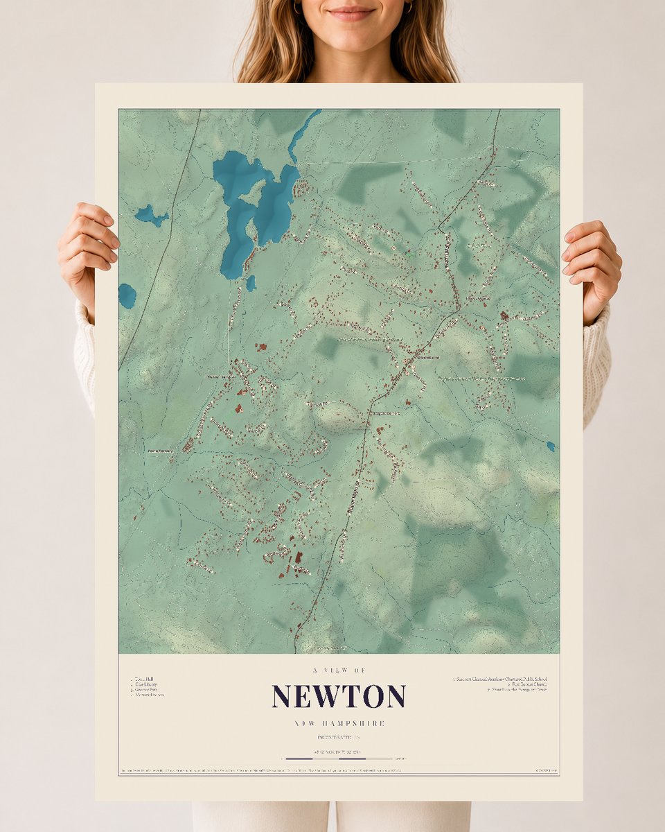 NH Current Atlas 2026 | Newton | 24" x 36" | Archival Matte Print