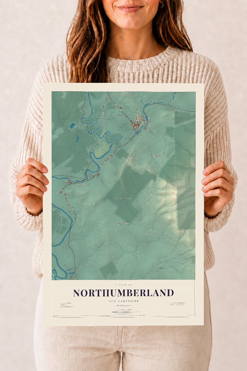 NH Current Atlas 2026 | Northumberland | 12" x 18" | Archival Matte Print