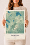 NH Current Atlas 2026 | Northwood | 12" x 18" | Archival Matte Print
