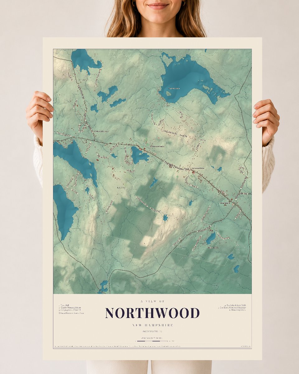 NH Current Atlas 2026 | Northwood | 24" x 36" | Archival Matte Print