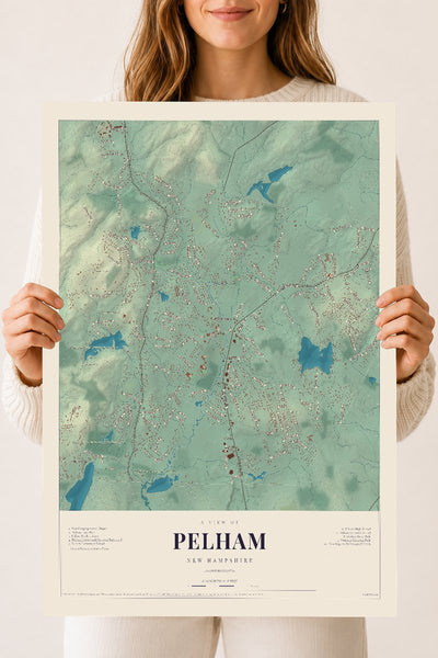 NH Current Atlas 2026 | Pelham | 18" x 24" | Archival Matte Print