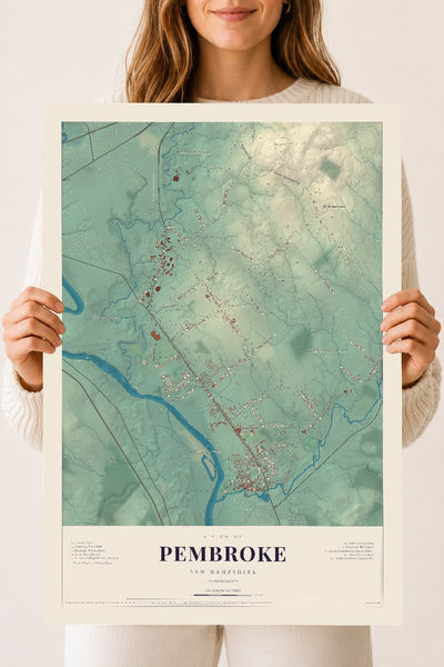 NH Current Atlas 2026 | Pembroke | 18" x 24" | Archival Matte Print