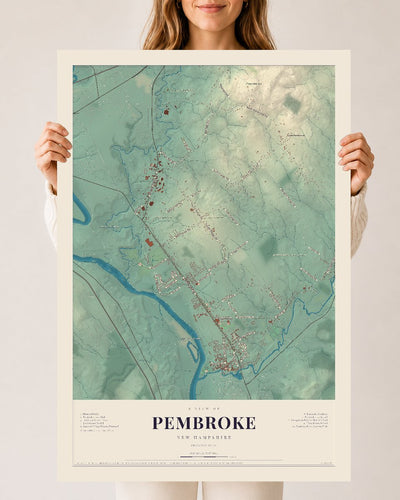 NH Current Atlas 2026 | Pembroke | 24" x 36" | Archival Matte Print