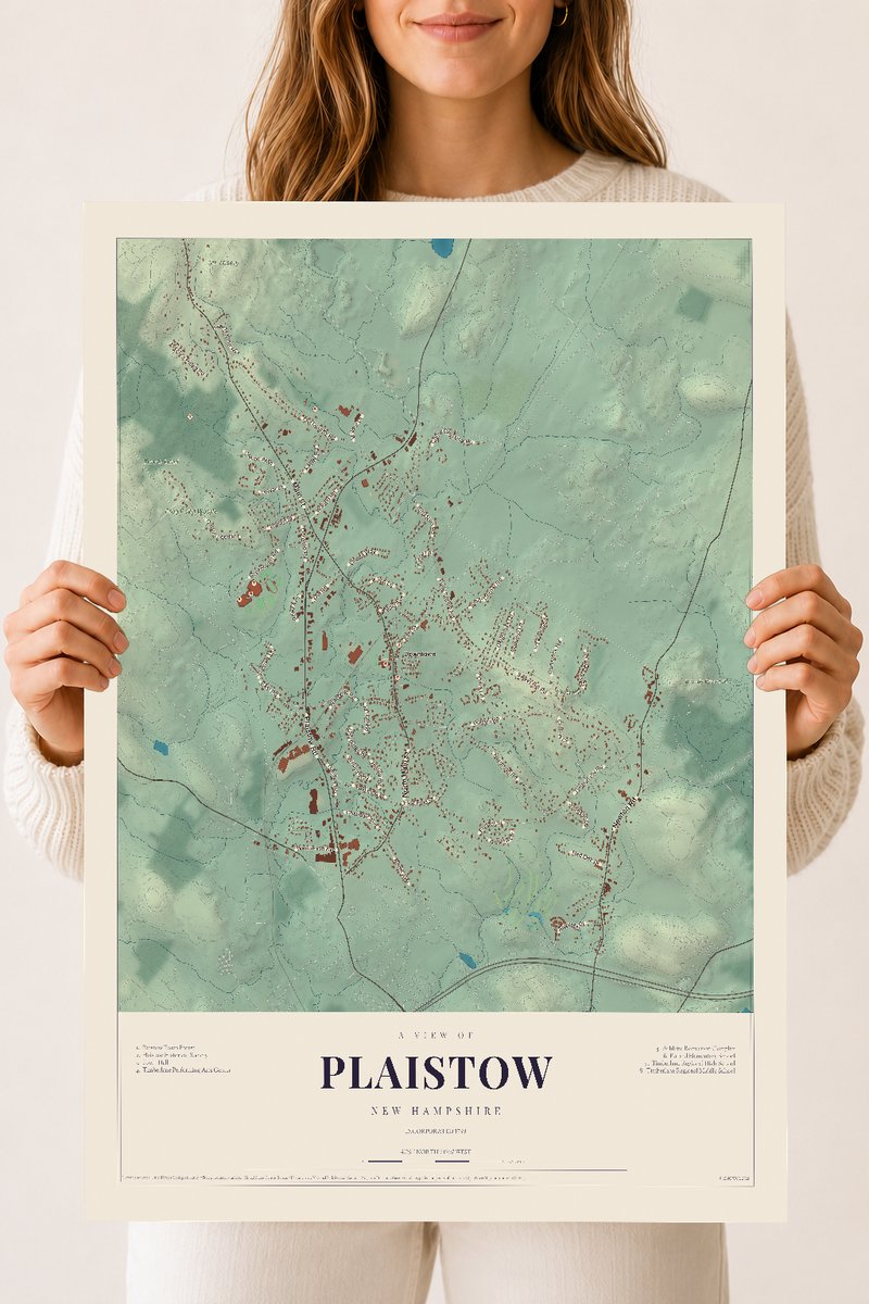 NH Current Atlas 2026 | Plaistow | 18" x 24" | Archival Matte Print