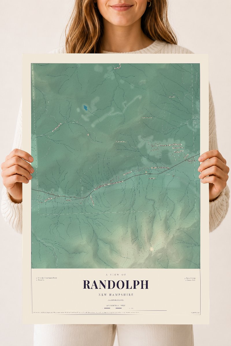 NH Current Atlas 2026 | Randolph | 18" x 24" | Archival Matte Print