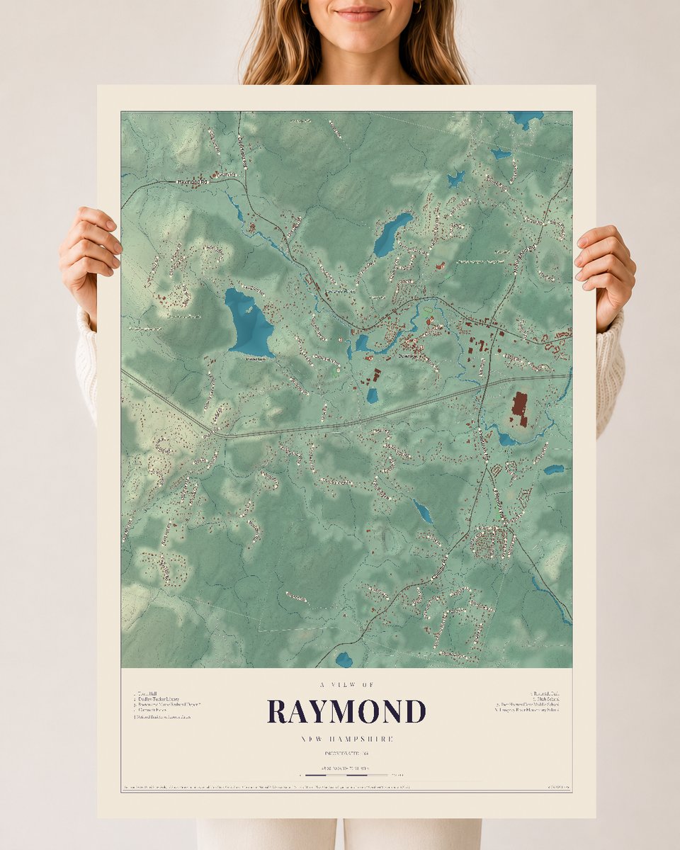NH Current Atlas 2026 | Raymond | 24" x 36" | Archival Matte Print