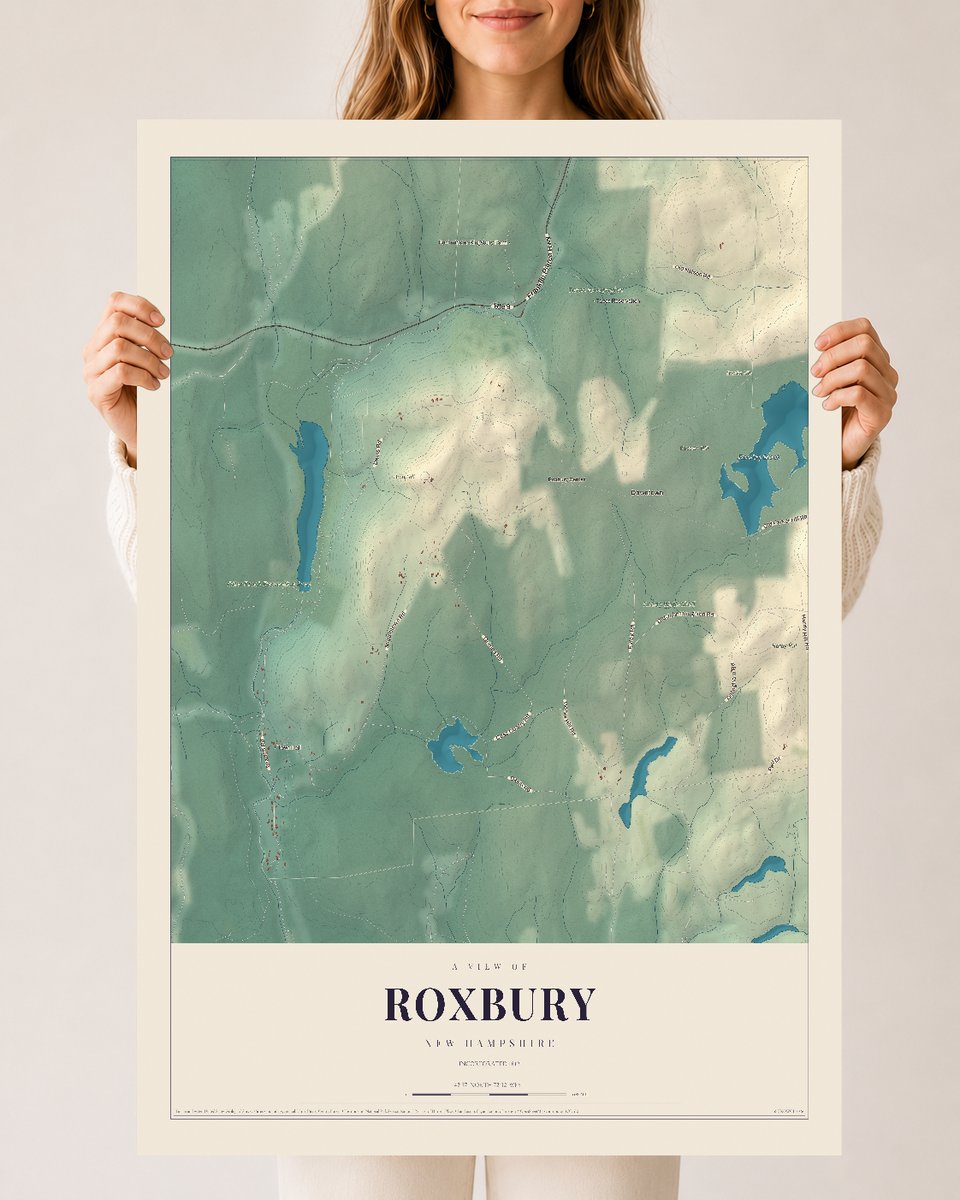 NH Current Atlas 2026 | Roxbury | 24" x 36" | Archival Matte Print