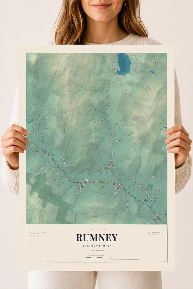 NH Current Atlas 2026 | Rumney | 18" x 24" | Archival Matte Print