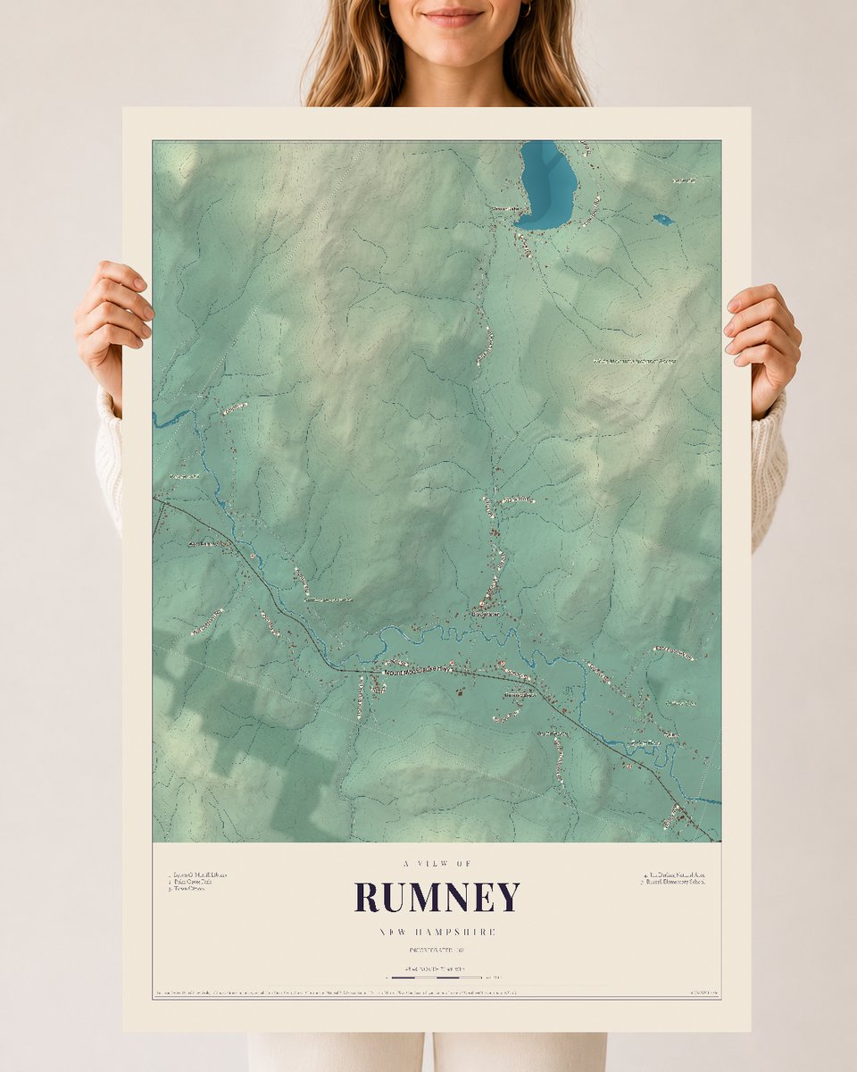 NH Current Atlas 2026 | Rumney | 24" x 36" | Archival Matte Print