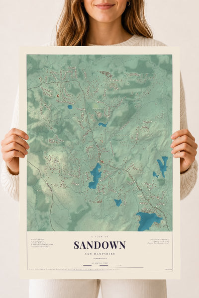 NH Current Atlas 2026 | Sandown | 18" x 24" | Archival Matte Print