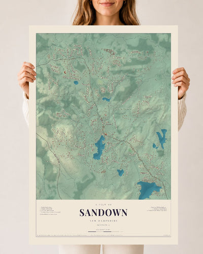NH Current Atlas 2026 | Sandown | 24" x 36" | Archival Matte Print