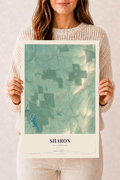 NH Current Atlas 2026 | Sharon | 12" x 18" | Archival Matte Print